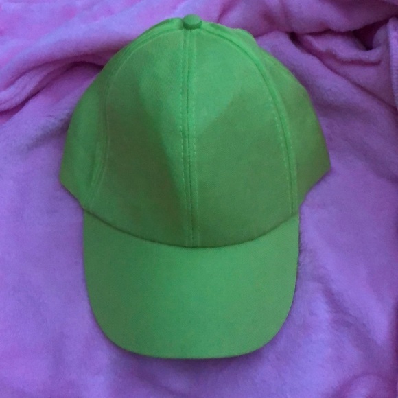 BOGO Lime Neon Green Baseball Cap Dad Hat - Picture 3 of 3